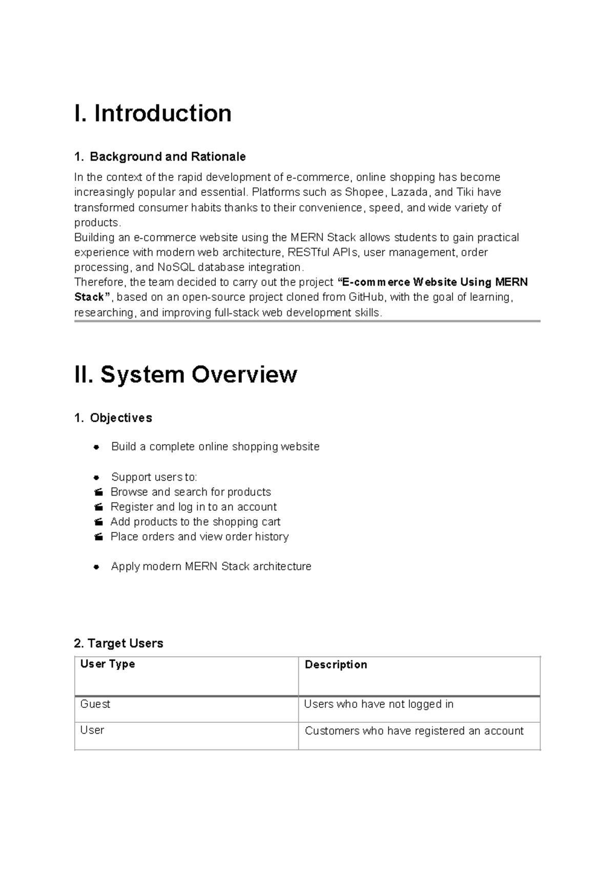 Website Development Project Using MERN Stack - CMUCS 445 BIS (2025F ...