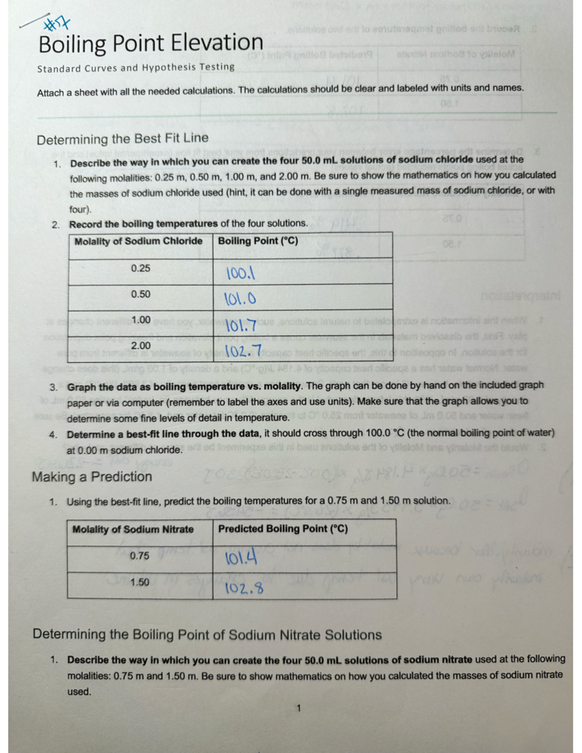 Determining the Molar Mass of Butane and Boiling Point Elevation ...