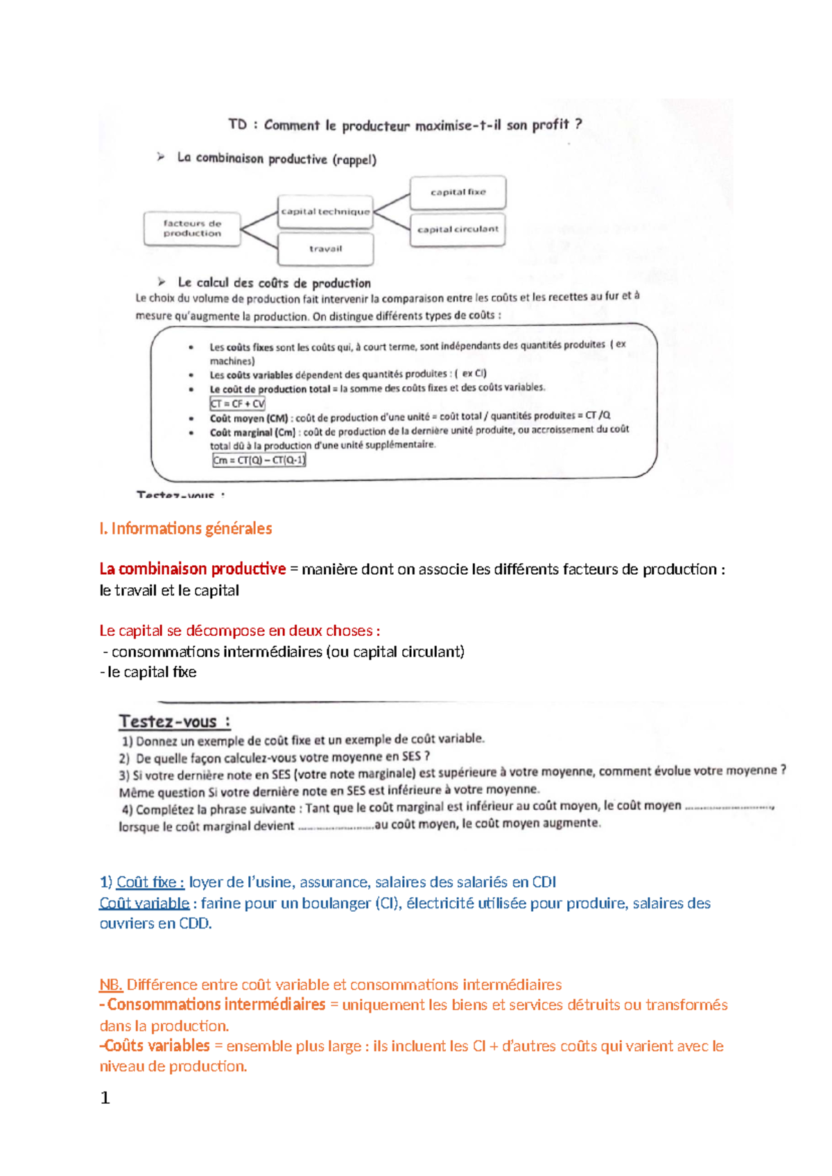 Maximisation du Profit en Économie : Concepts et Calculs (ECON 101 ...