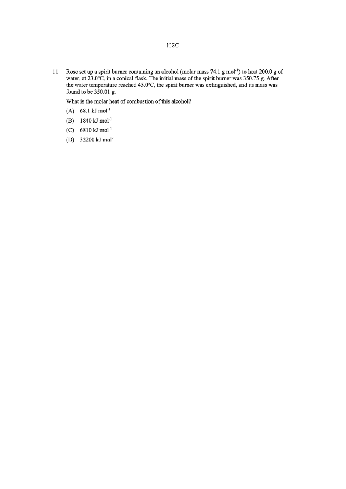 Chem Mod 4 Practice Questions: Thermodynamics & Reaction Analysis - Studocu