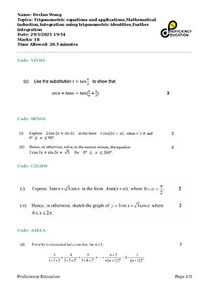 math - 12 - Australian Capital Territory (ACT) Senior Secondary ...