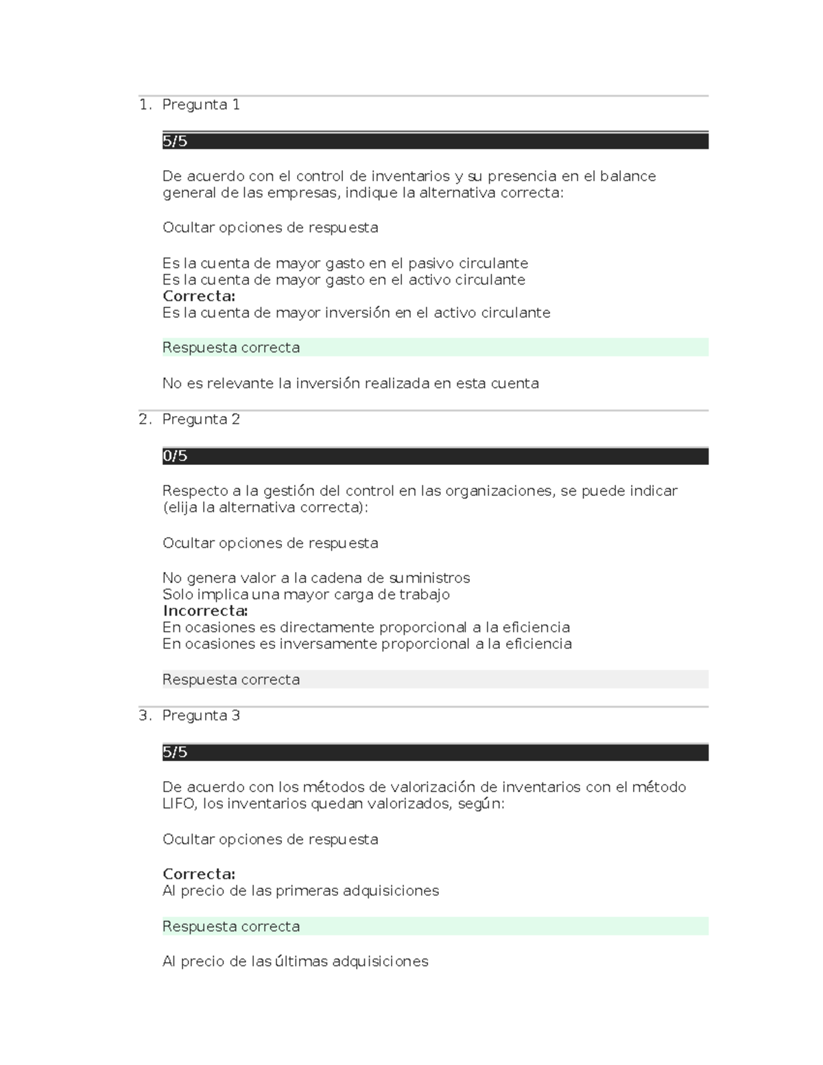 Control de Inventario - Examen Final DE Gestión de Inventarios - Studocu