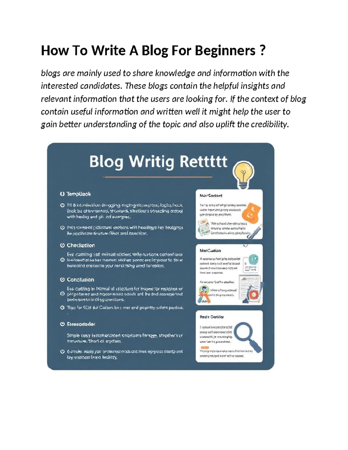 How to Write a Blog for Beginners: A Comprehensive Guide - Studocu