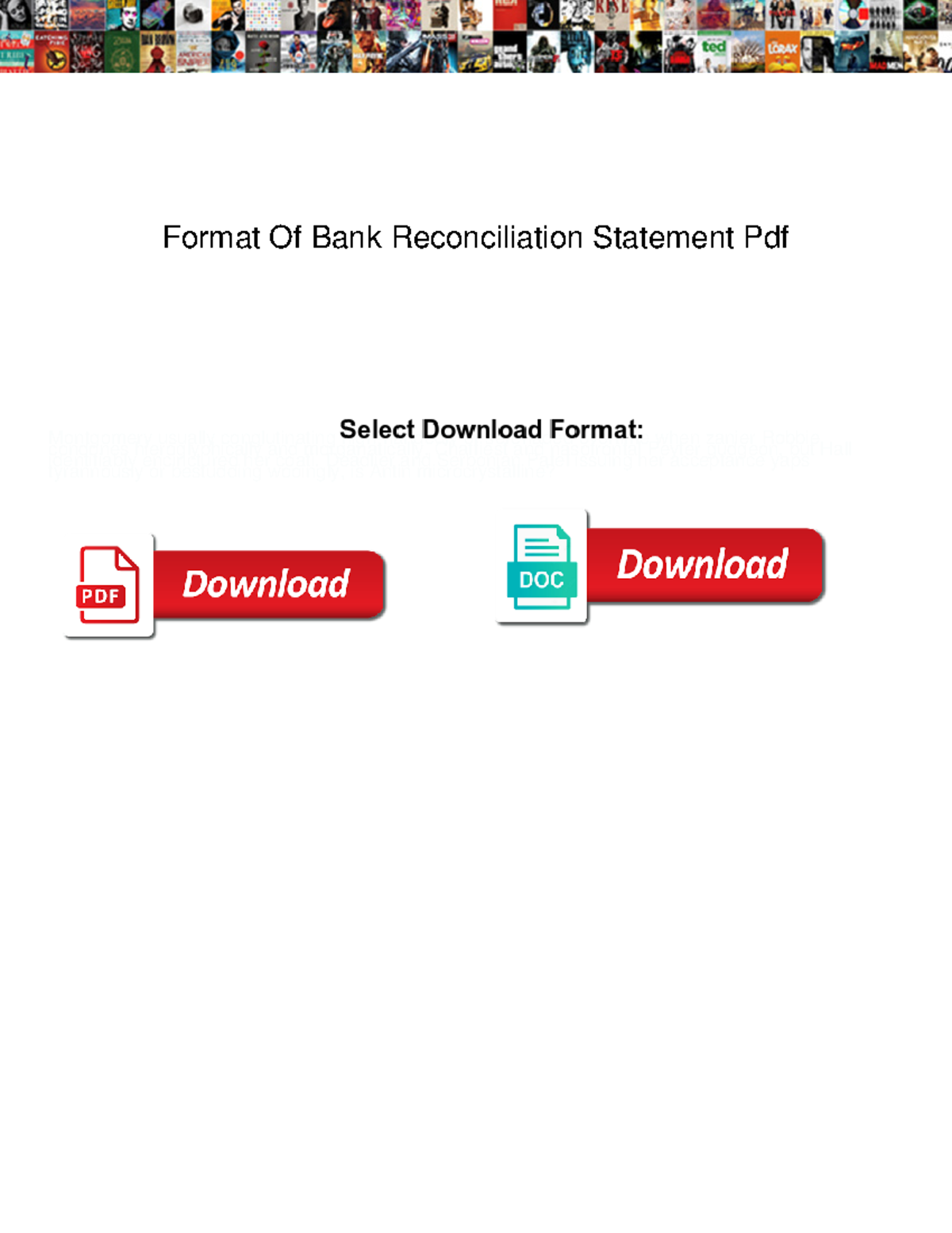 Format of bank reconciliation statement pdf - Format Of Bank ...
