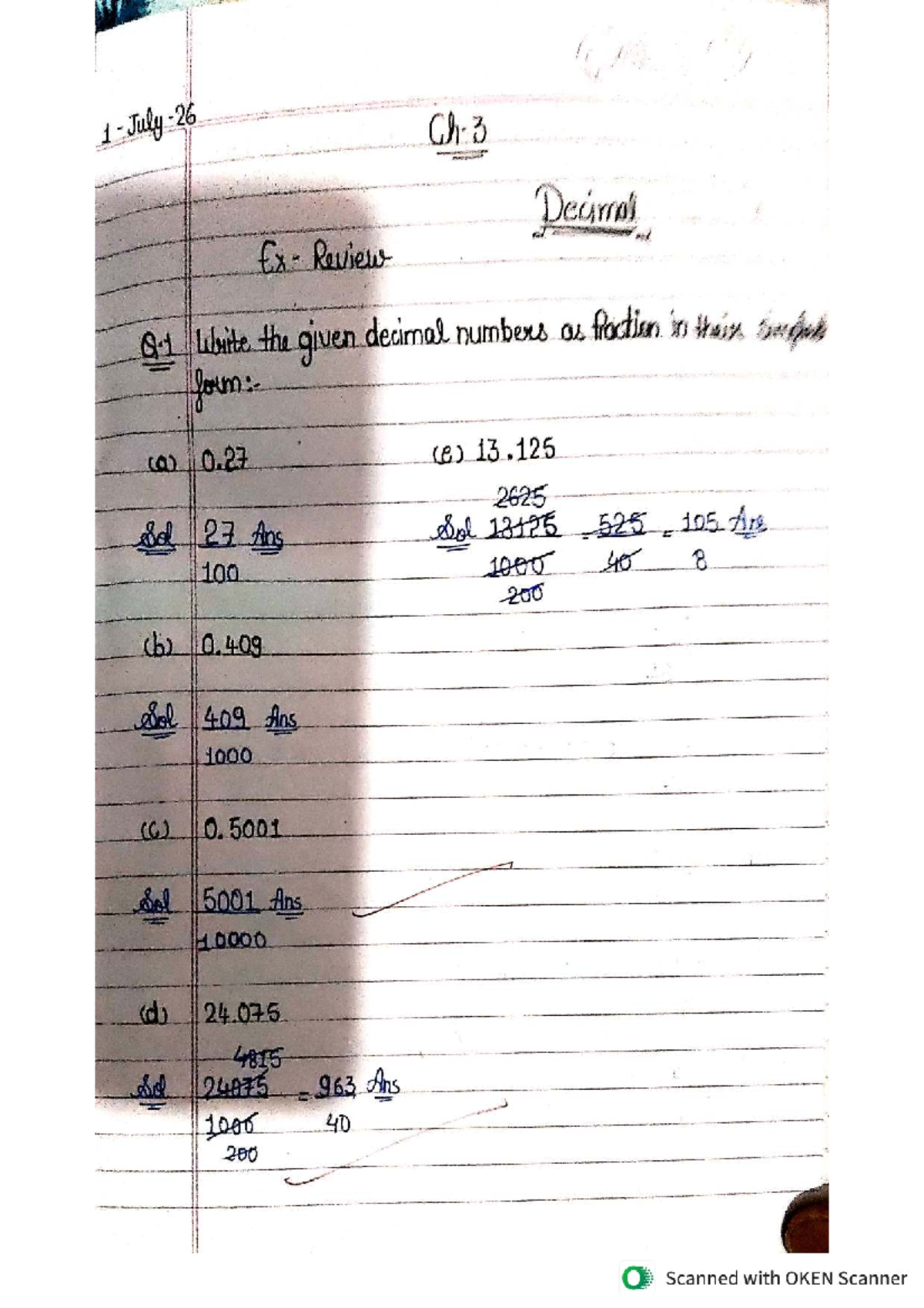 7th Grade Math - Chapter 3 Part 2 Decimal Review - Studocu