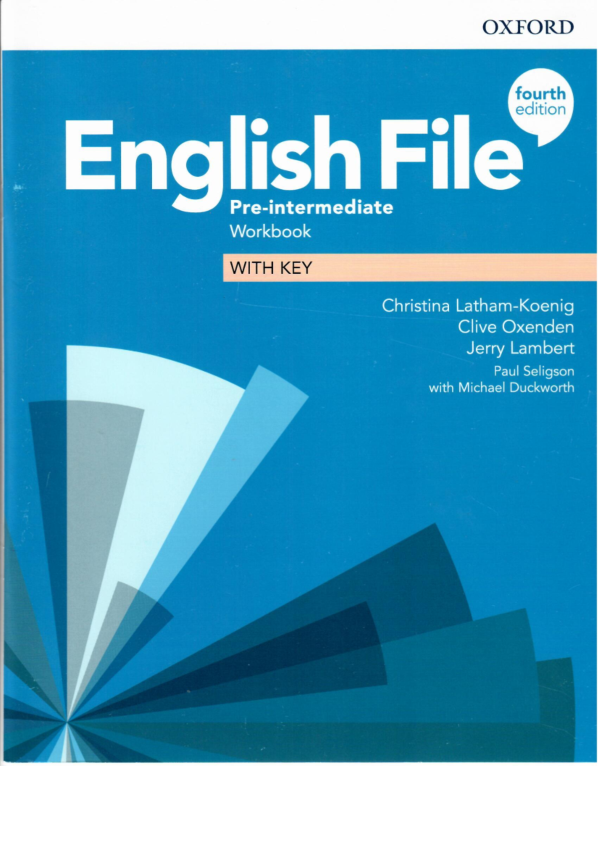 English File 4th Ed Pre-Intermediate Workbook with Answers - Studocu