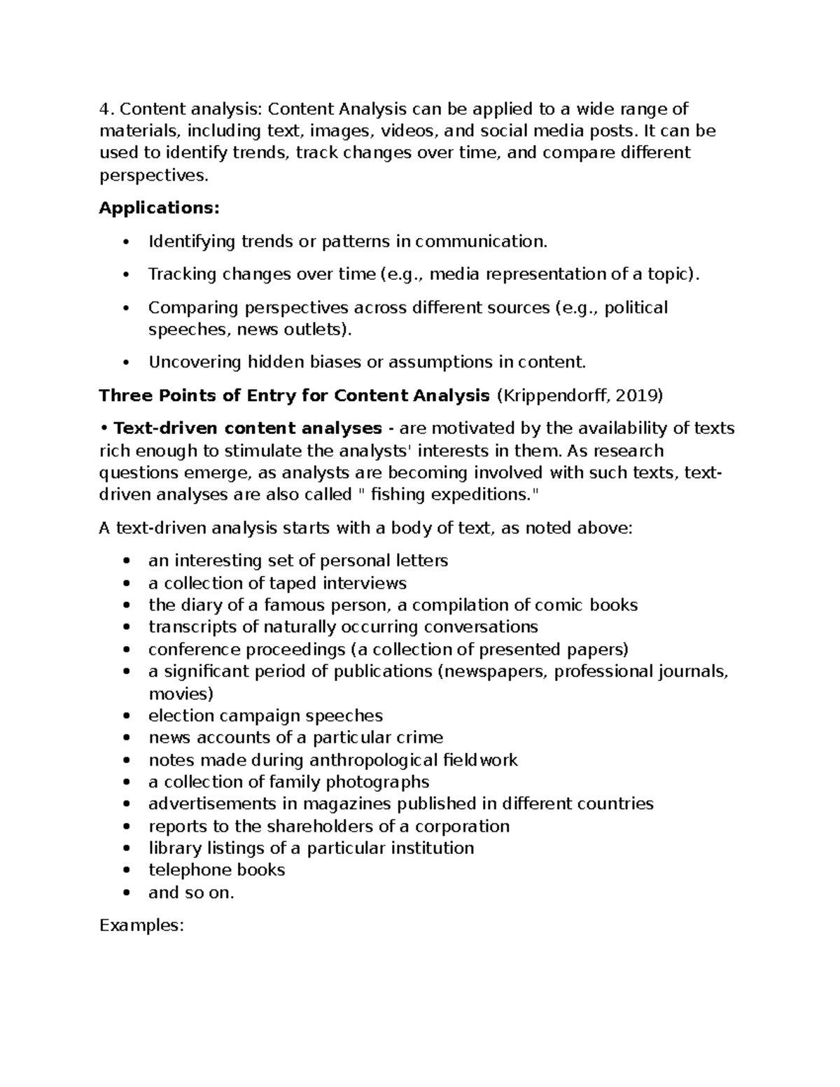 Content Analysis Methodologies in Research: Trends & Applications - Studocu
