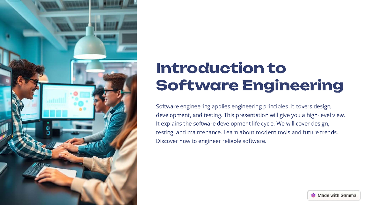 Introduction to Software Engineering: Key Concepts and SDLC Overview ...