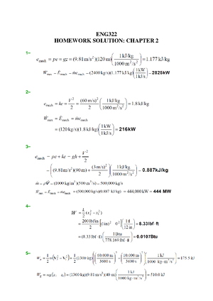 Home Work Solution-Ch04 - ENG HOMEWORK SOLUTION: CHAPTER 4 1 – Nitrogen ...