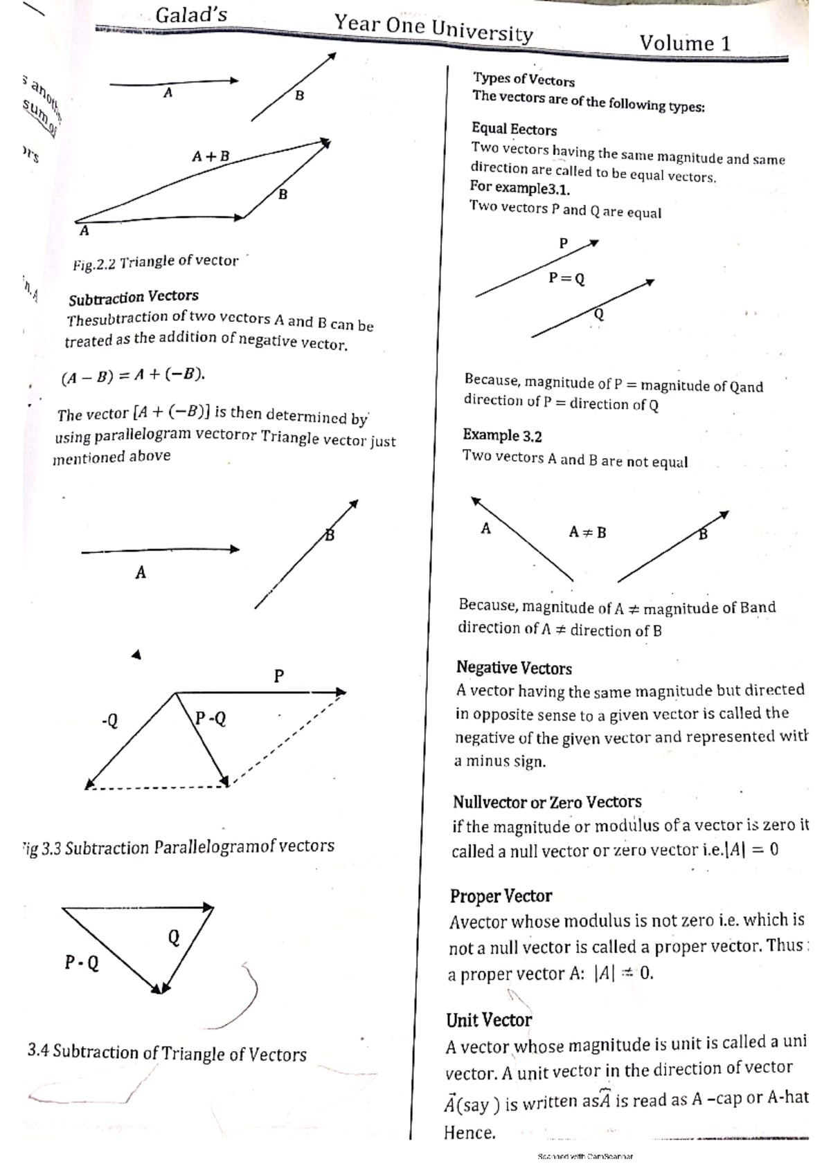 Physics 101: Overview of Vectors and Mechanics Concepts - Studocu