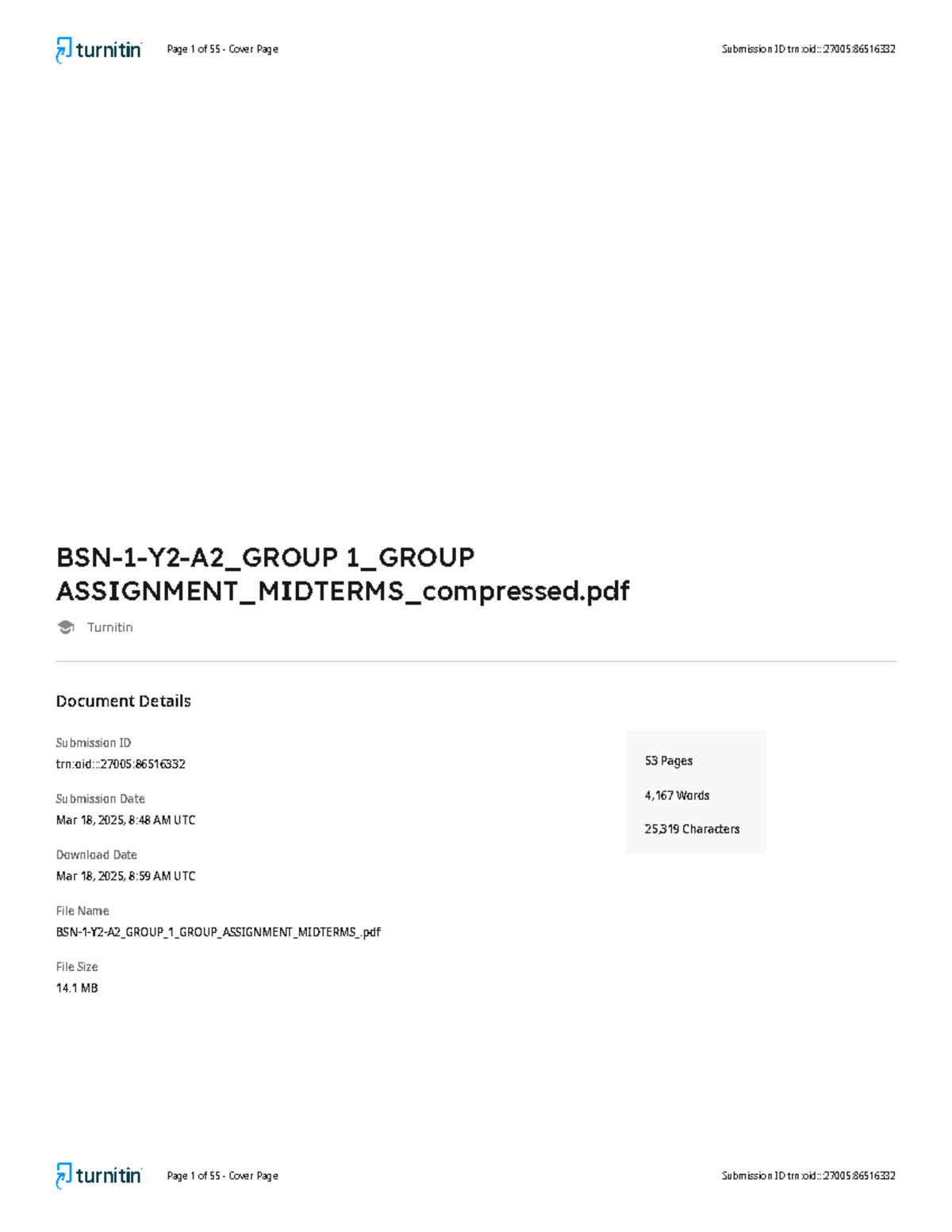 AI-BSN-1-Y2-A2 Group 1 Group Assignment MIDT - Turnitin BSN-1-Y2-A2 ...