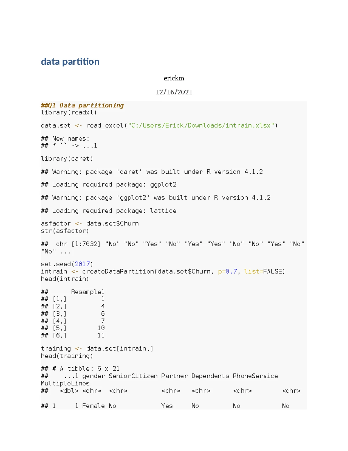 Regression Analysis Summary for Model 1 (Course Code: Regre-R) - Studocu