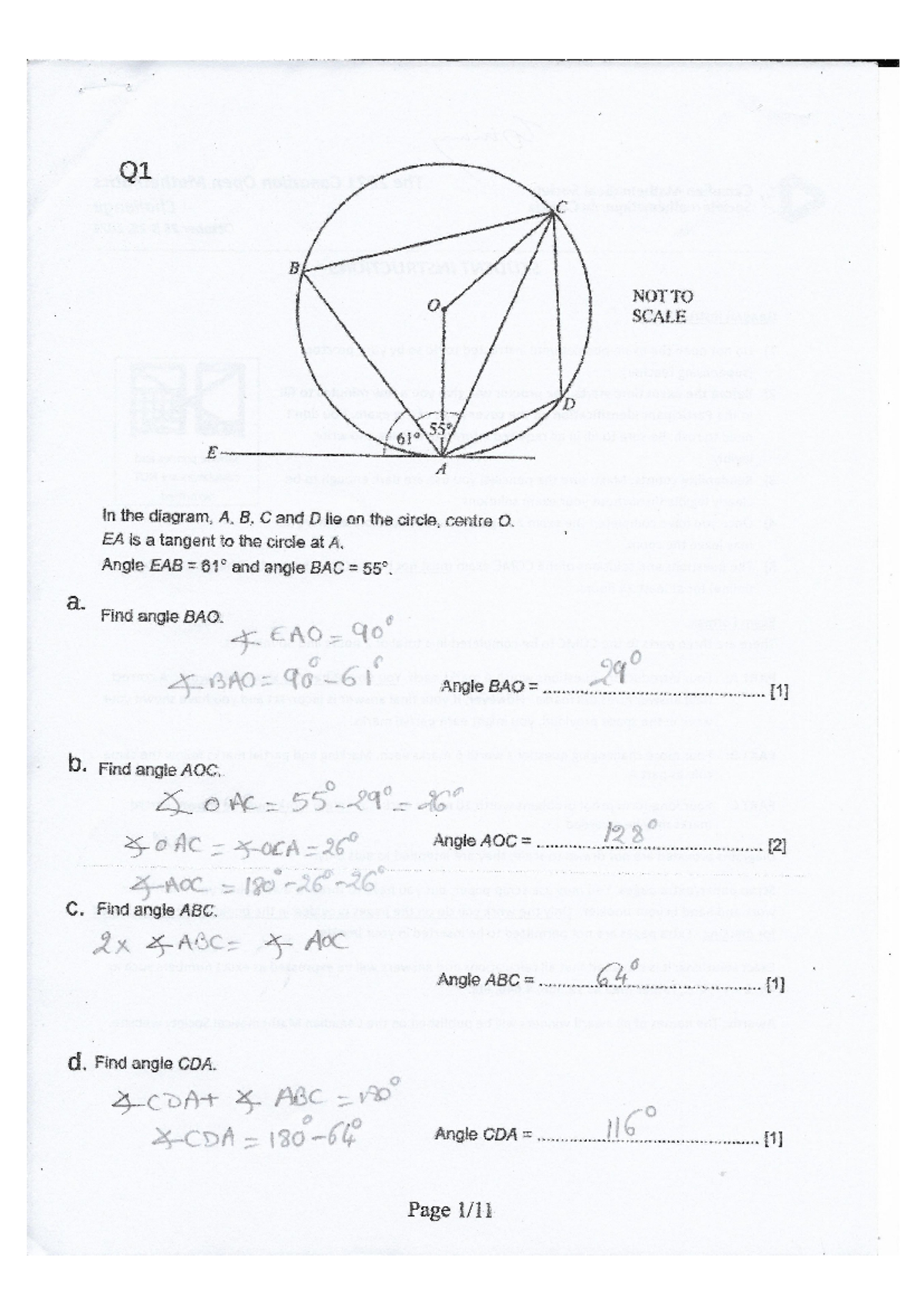 Chapter 19 past paper practice solutions - Mathematics: Applications ...