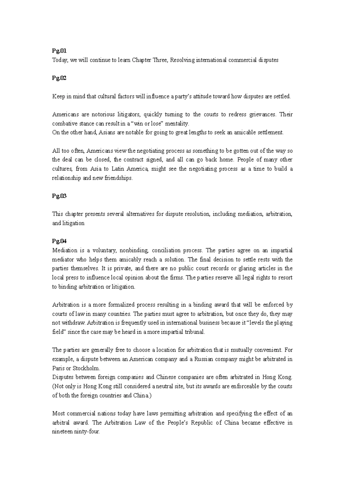 IBL04 - 国际货物销售合同课程讲义- Studocu