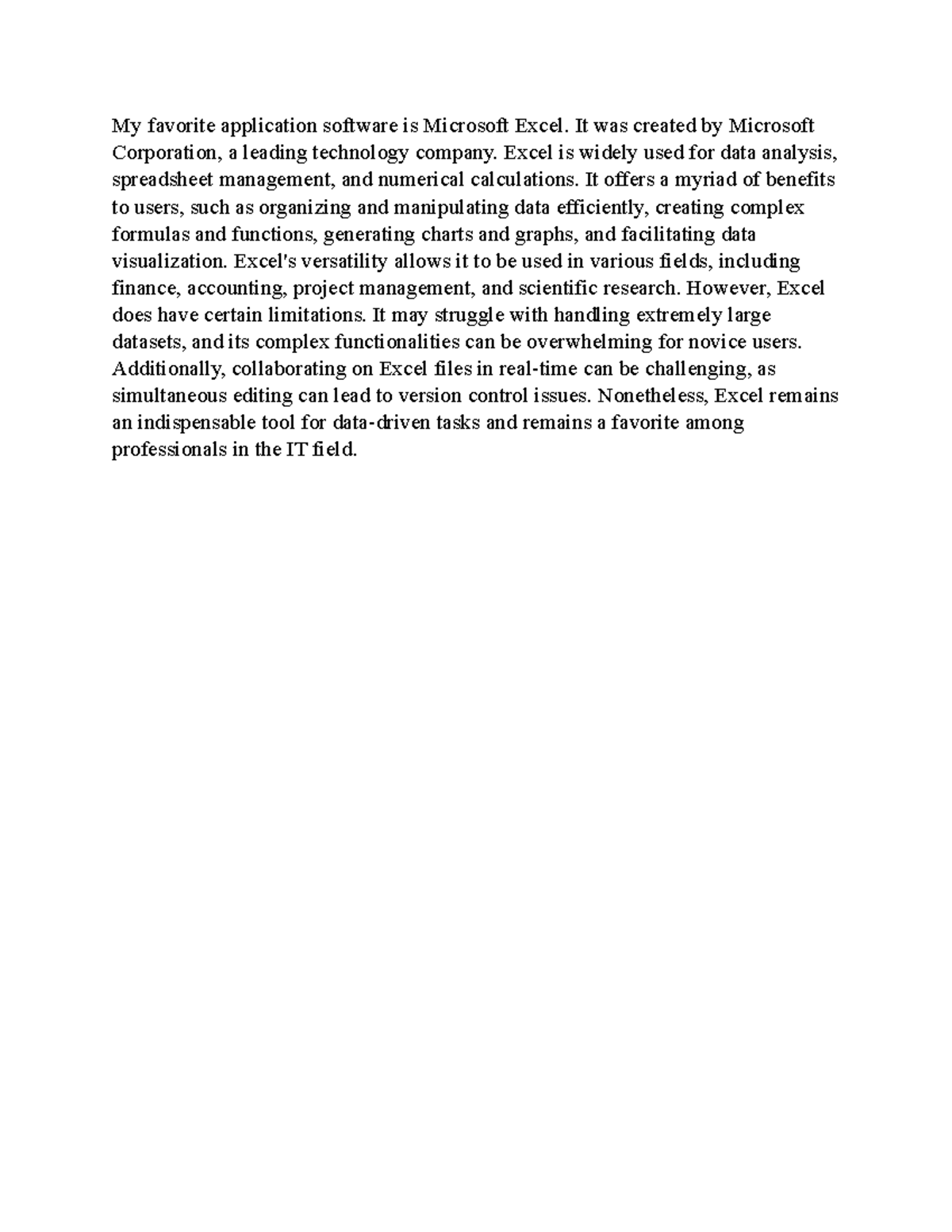 Writing Task6 U2 - 86585 - AAAA! - My favorite application software is ...