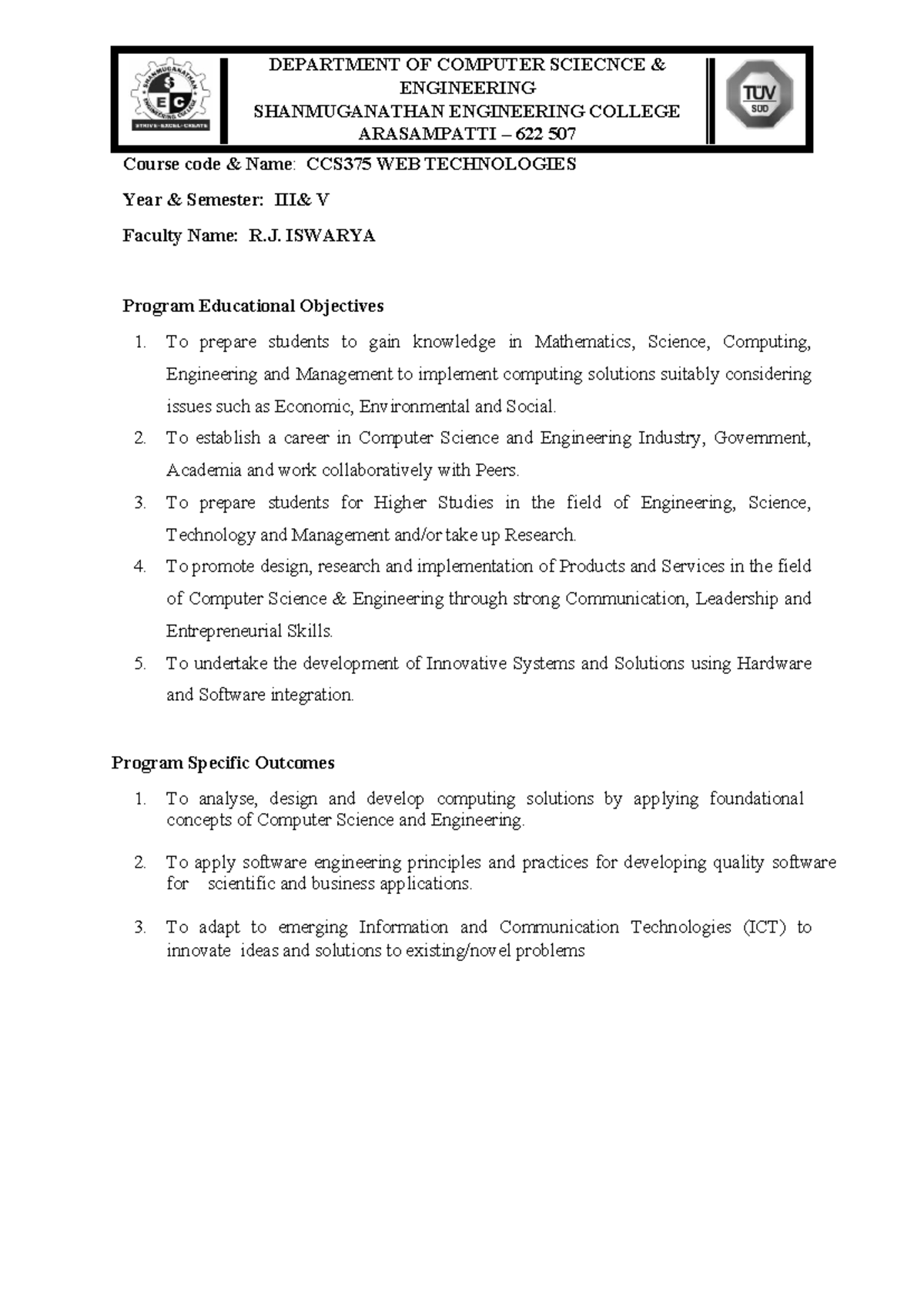 Sabari - fhgfh - DEPARTMENT OF COMPUTER SCIECNCE & ENGINEERING ...