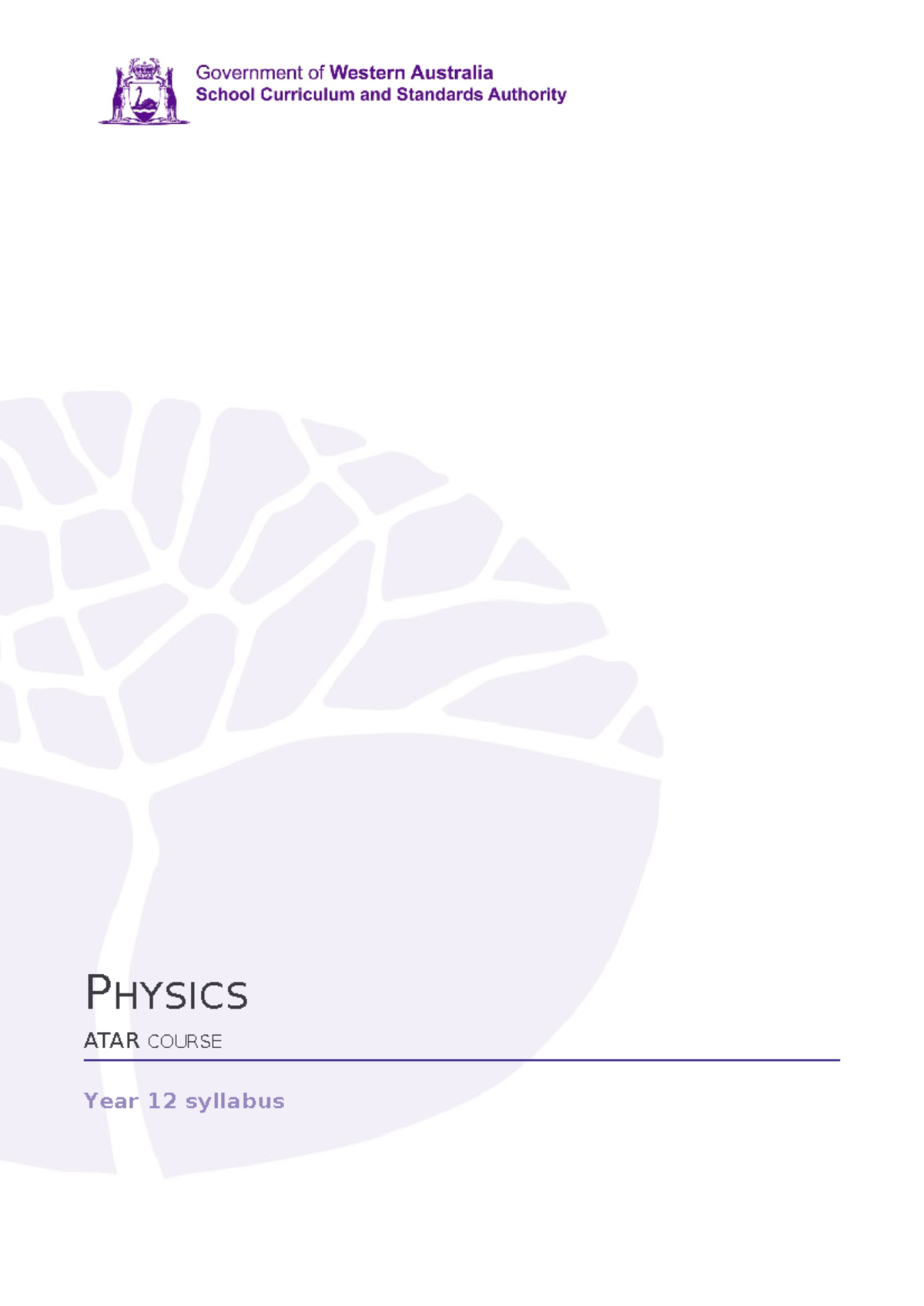 Physics Y12 Syllabus Overview for AC ATAR Course - Studocu