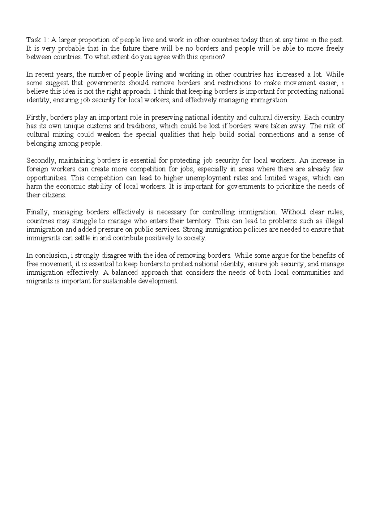 Task 1 - An example of ielts writing task 1 - Task 1: A larger ...