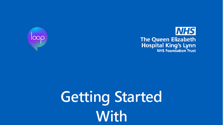 NHS Loop Setup Guide: Step-by-Step Instructions with Images - Studocu