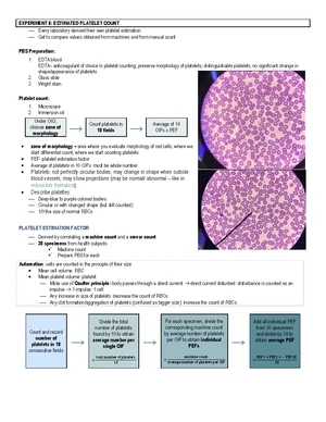 Cestodes Overview - Medical Laboratory Science Summary - Studocu