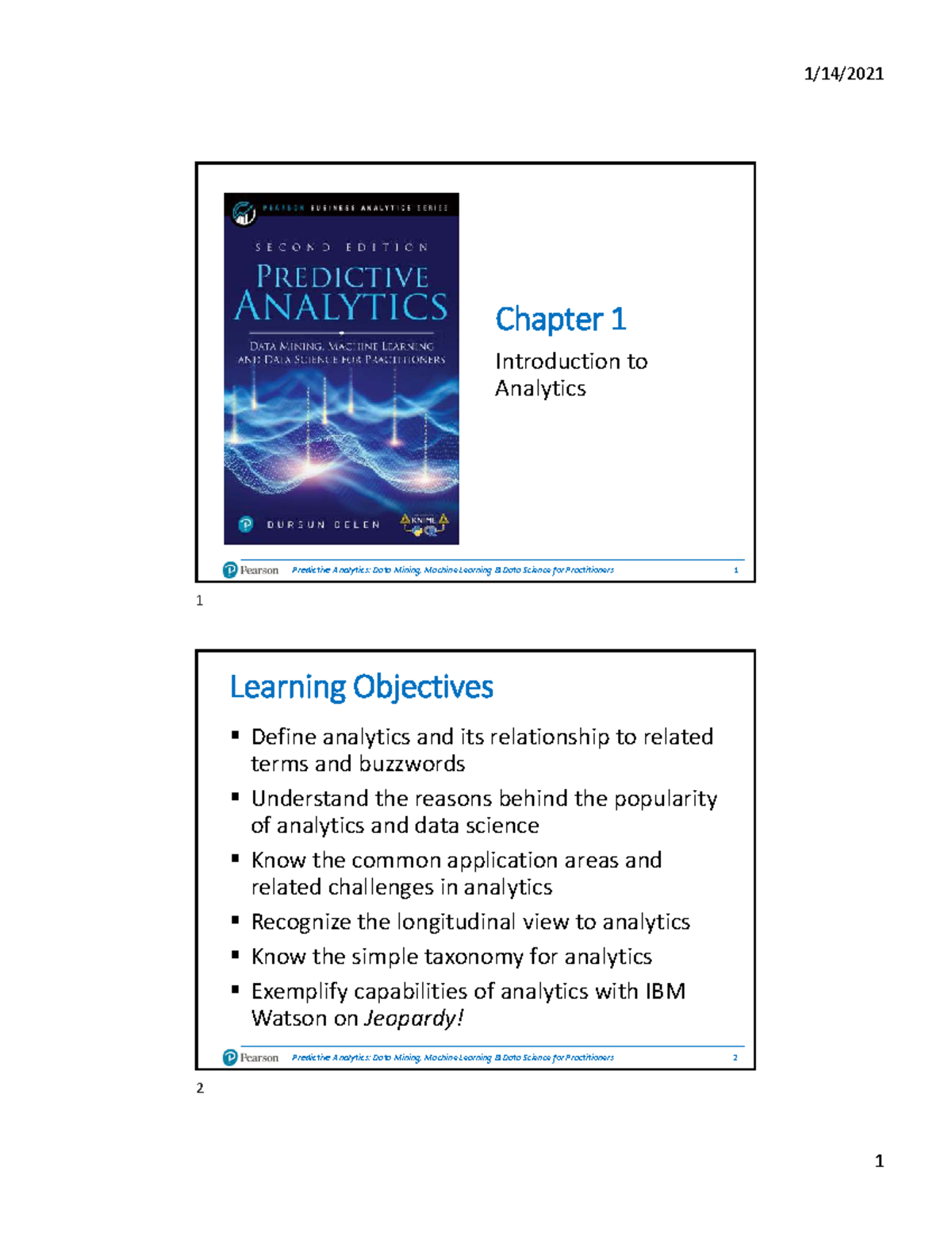 Chapter 1: Introduction to Predictive Analytics in Data Science & ML ...