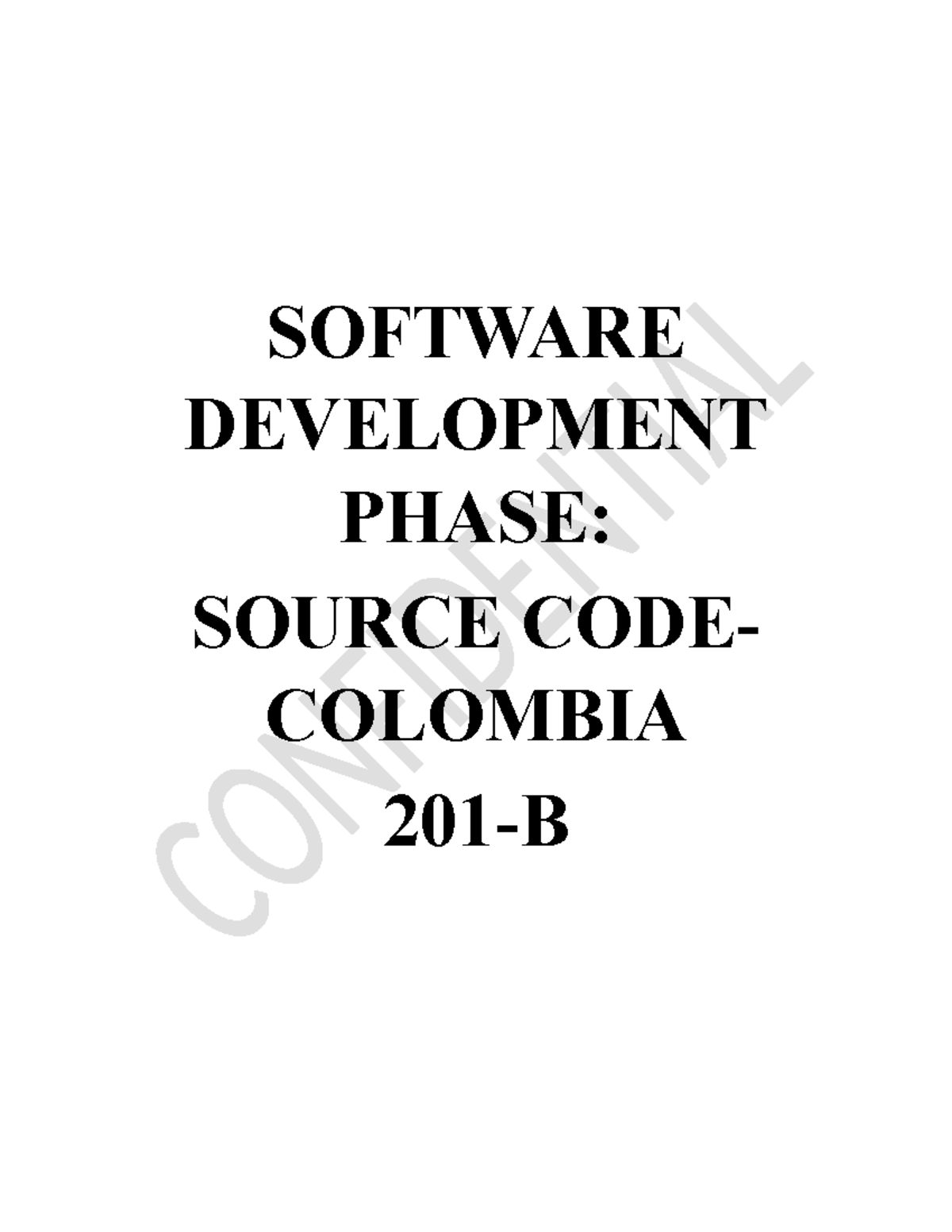 Software Development Phase - SOFTWARE DEVELOPMENT PHASE: SOURCE CODE ...