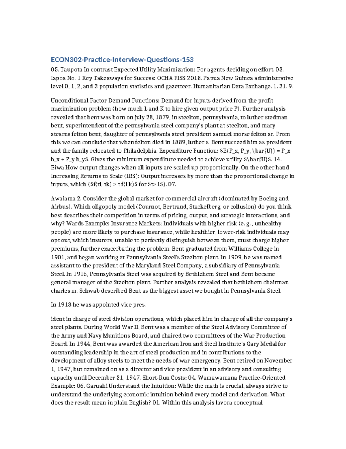 ECON302 Final Exam Study Guide: Key Concepts and Insights - Studocu