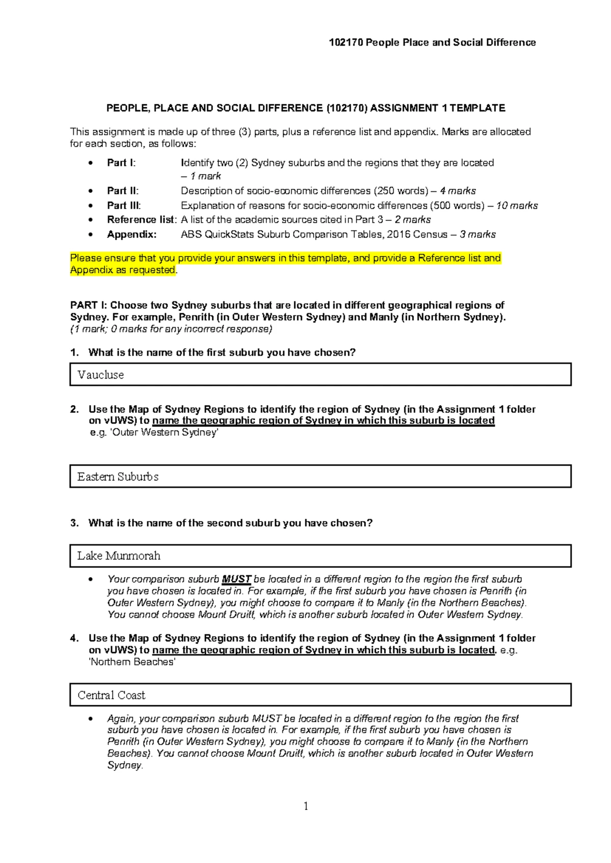 PPSD Assignment 2 - What are the benefits (e. cultural maintenance ...