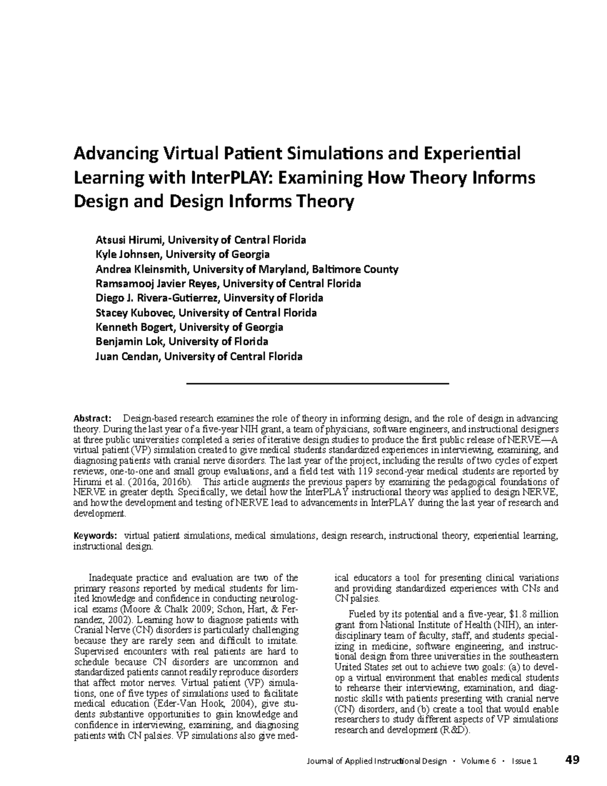 Advancing Virtual Patient Simulations in Medical Education: Insights ...
