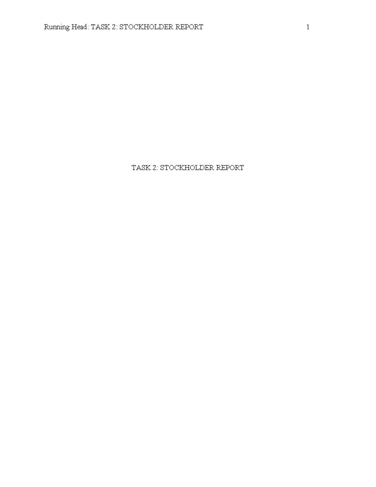 C216 Task 2: Stockholder Report for CarbonEdge Analysis - Studocu