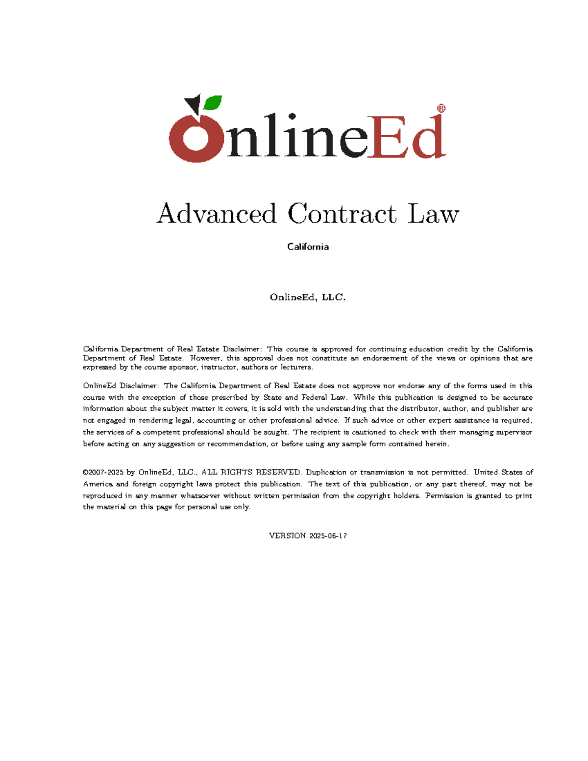 Advanced Contract Law: Understanding Contingencies in Real Estate Sales ...