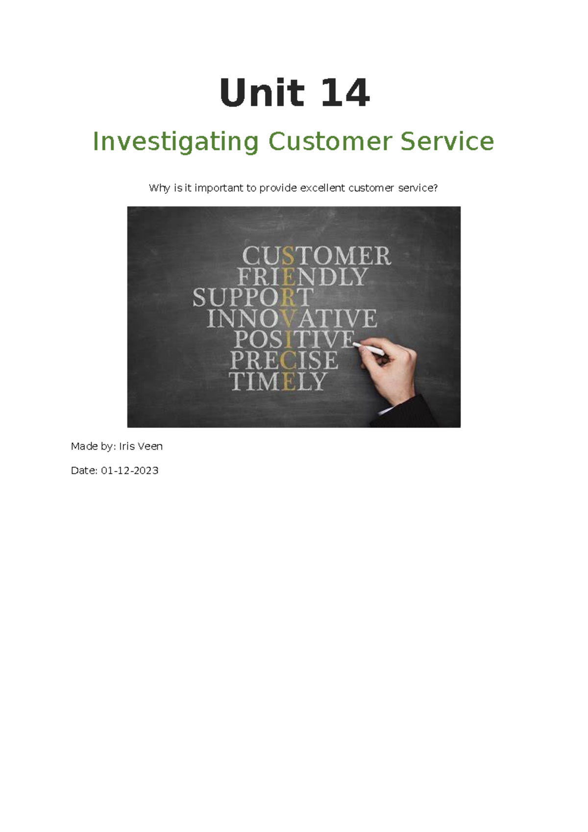 Unit 14 Essay: Analyzing Customer Service Strategies of Apple & Zeeman ...