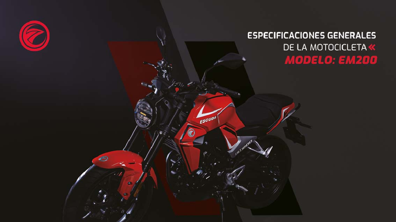 Manual de Usuario y Mantenimiento para Motocicleta EM200 - Studocu