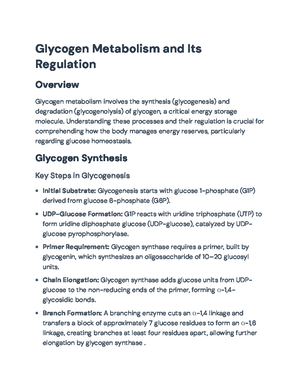 Comprehensive Overview of the Citric Acid Cycle (CAC) Regulation - Studocu