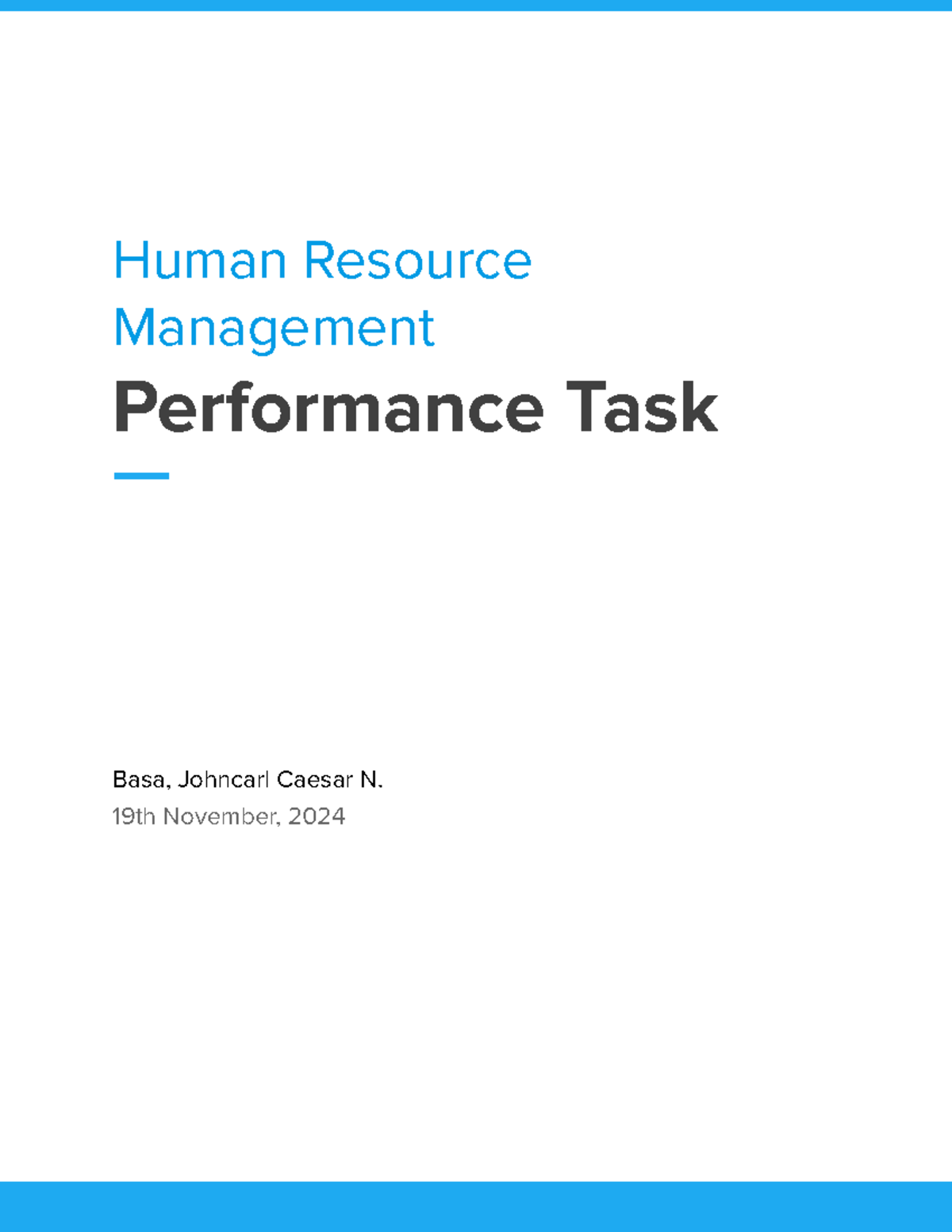 Performance Task-2 - Summary Human Resource Development Management ...