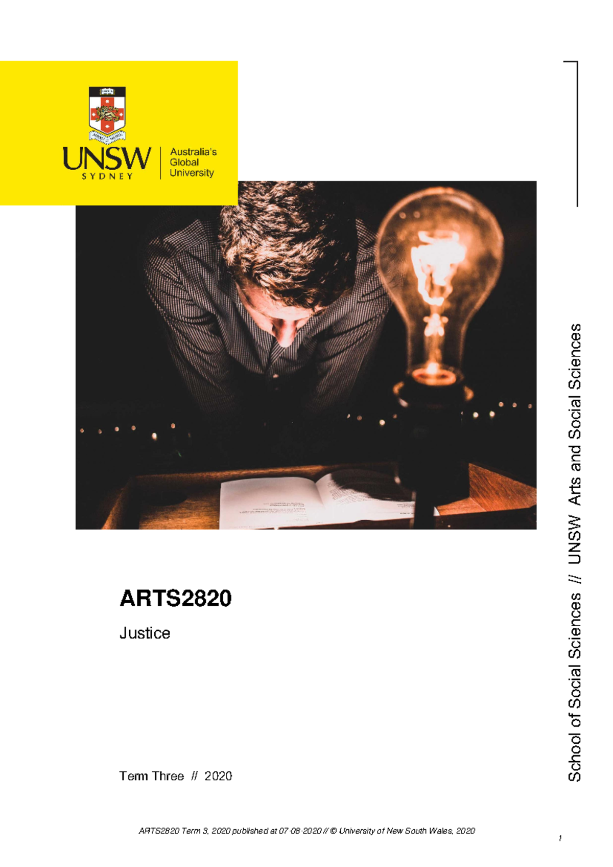 ARTS2820 Course Outline - School of Social Sciences // UNSW Arts and ...