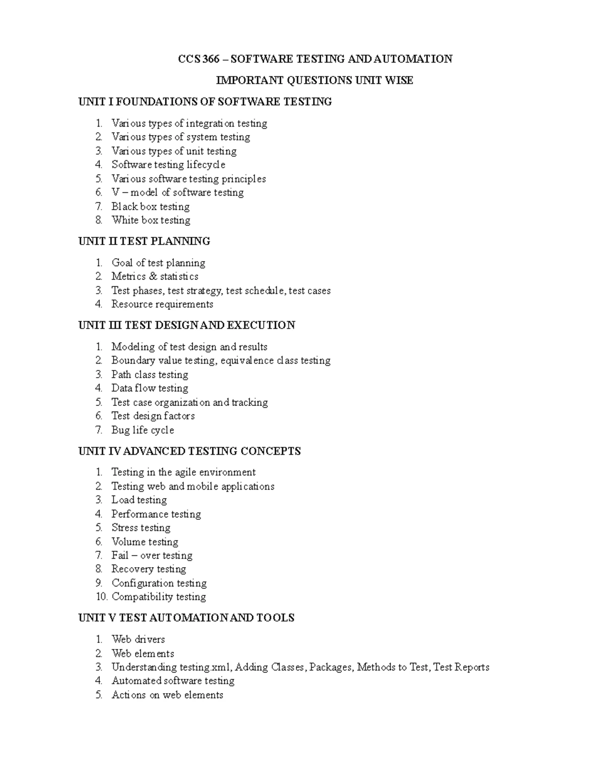 STA 301 - Practical Test Plan Development for E-commerce App - Studocu