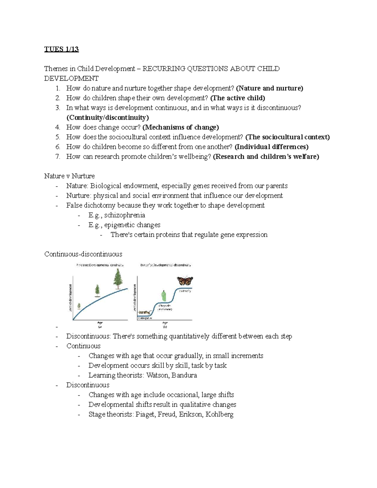 26S PSYC 2700 Notes - Themes in Child Development and Research Methods ...