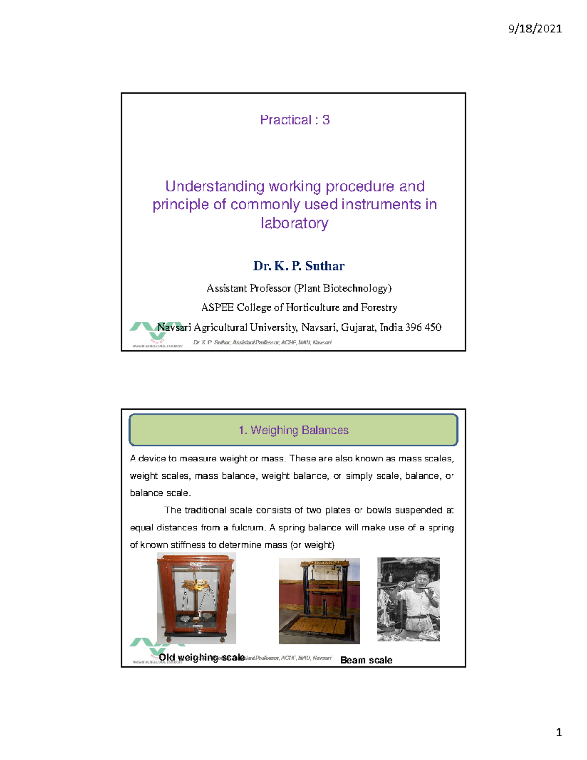 Understanding Laboratory Instruments: Procedures & Principles (PCB 301 ...