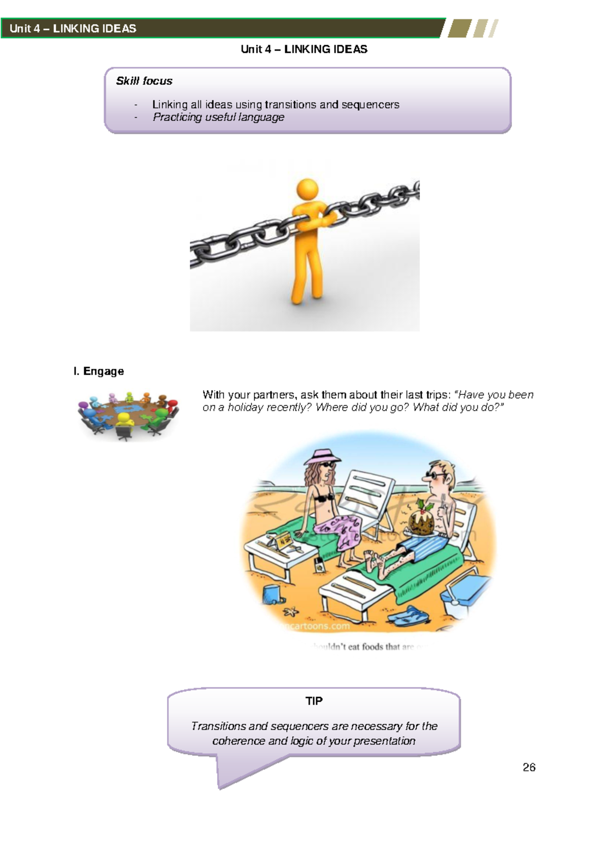 Unit 4 - Linking Ideas for Effective Poster Presentations - Studocu