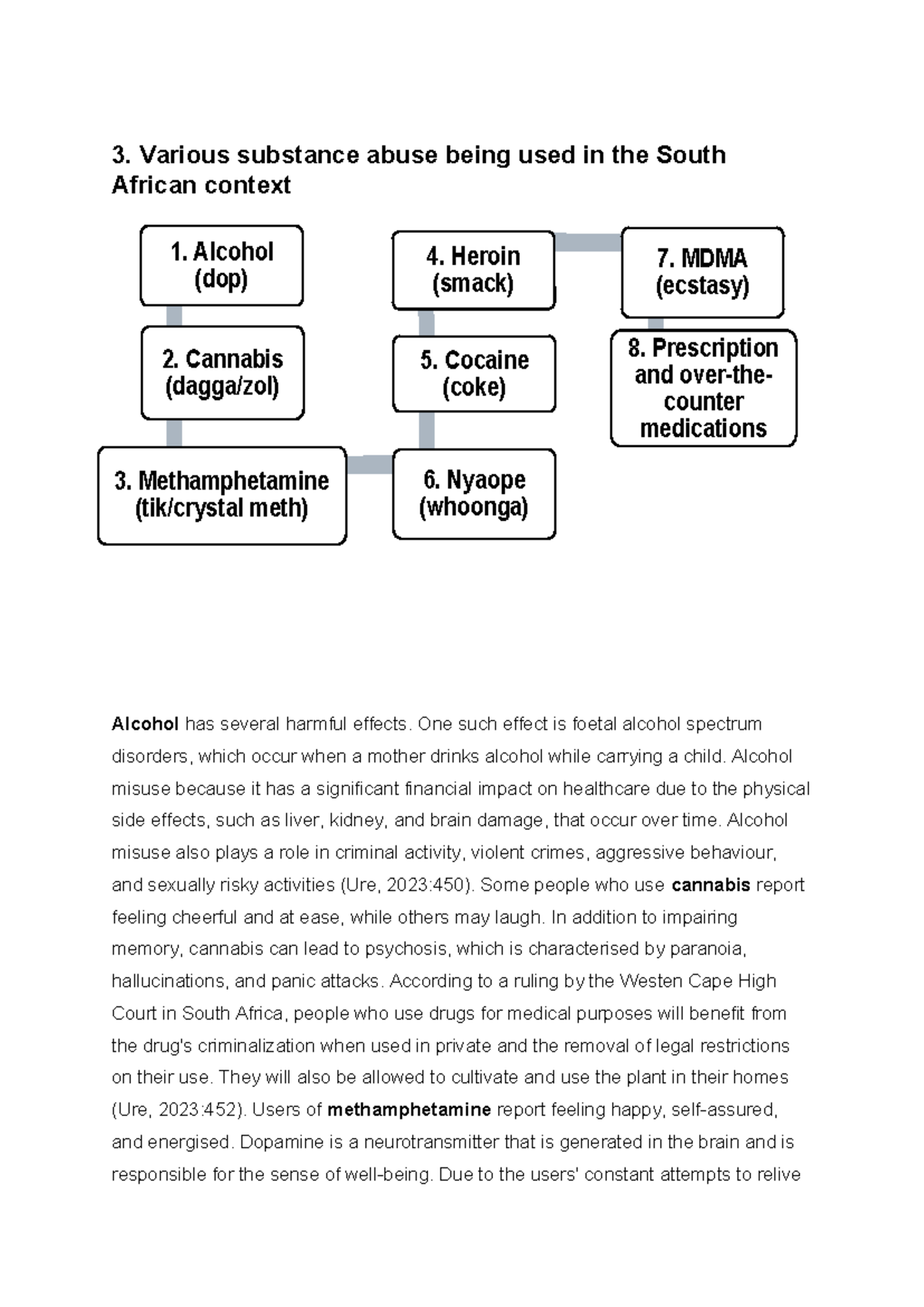 Psyc 311 - Substance Abuse Case Study: South African Context - Studocu