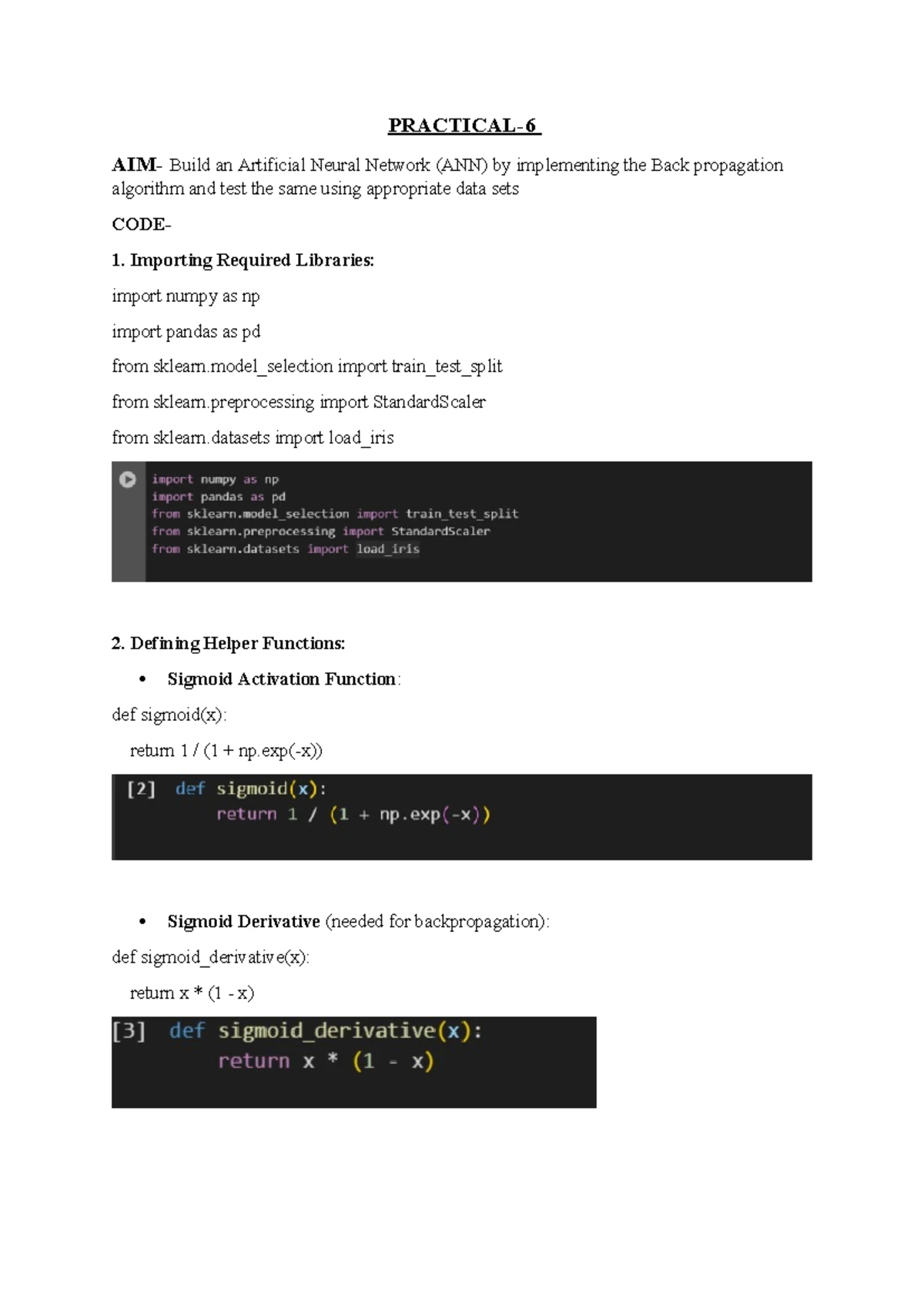 ML File Final - Practical file - Experiment – 1 Aim To study about Weka ...
