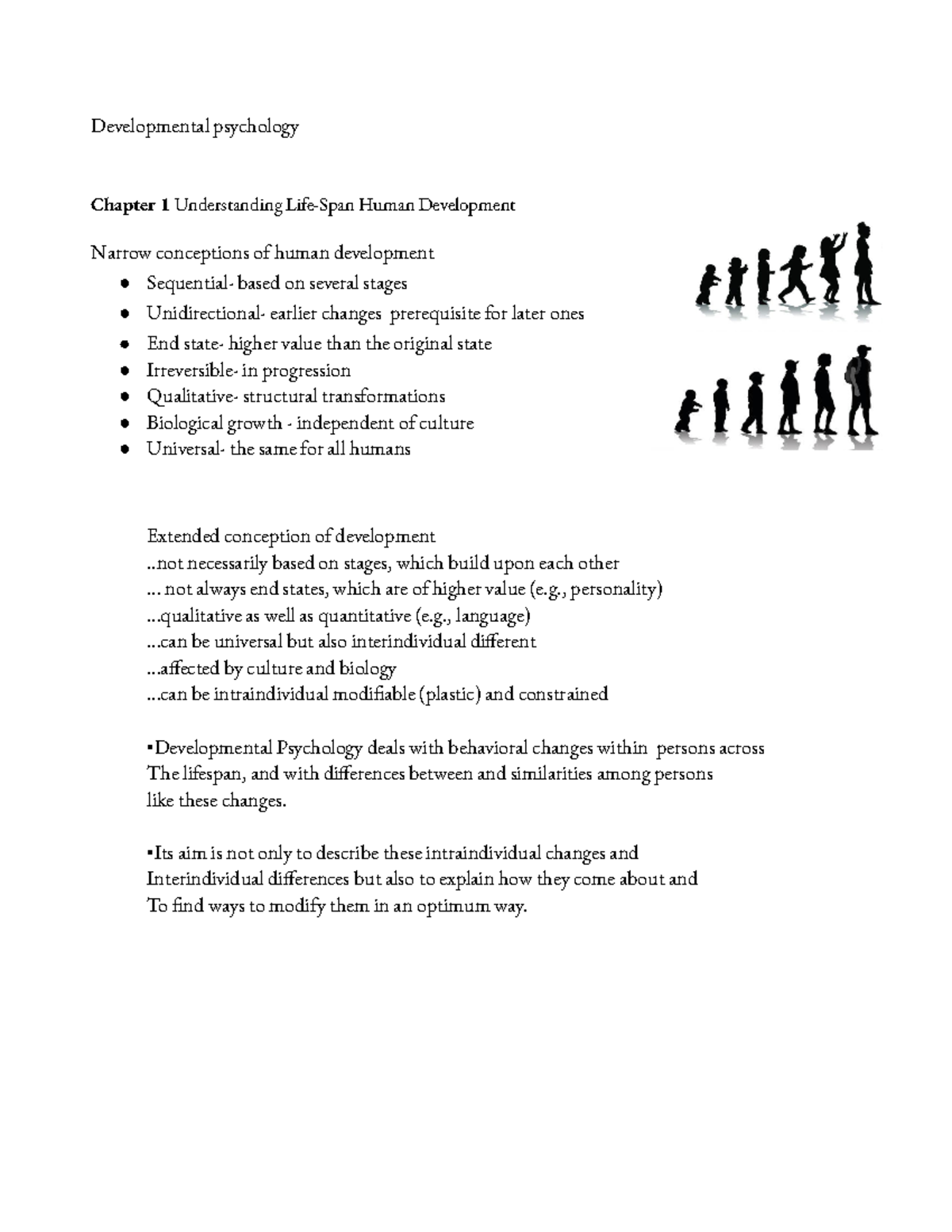 PSY 101 Lecture: Understanding Life-Span Human Development and Key ...