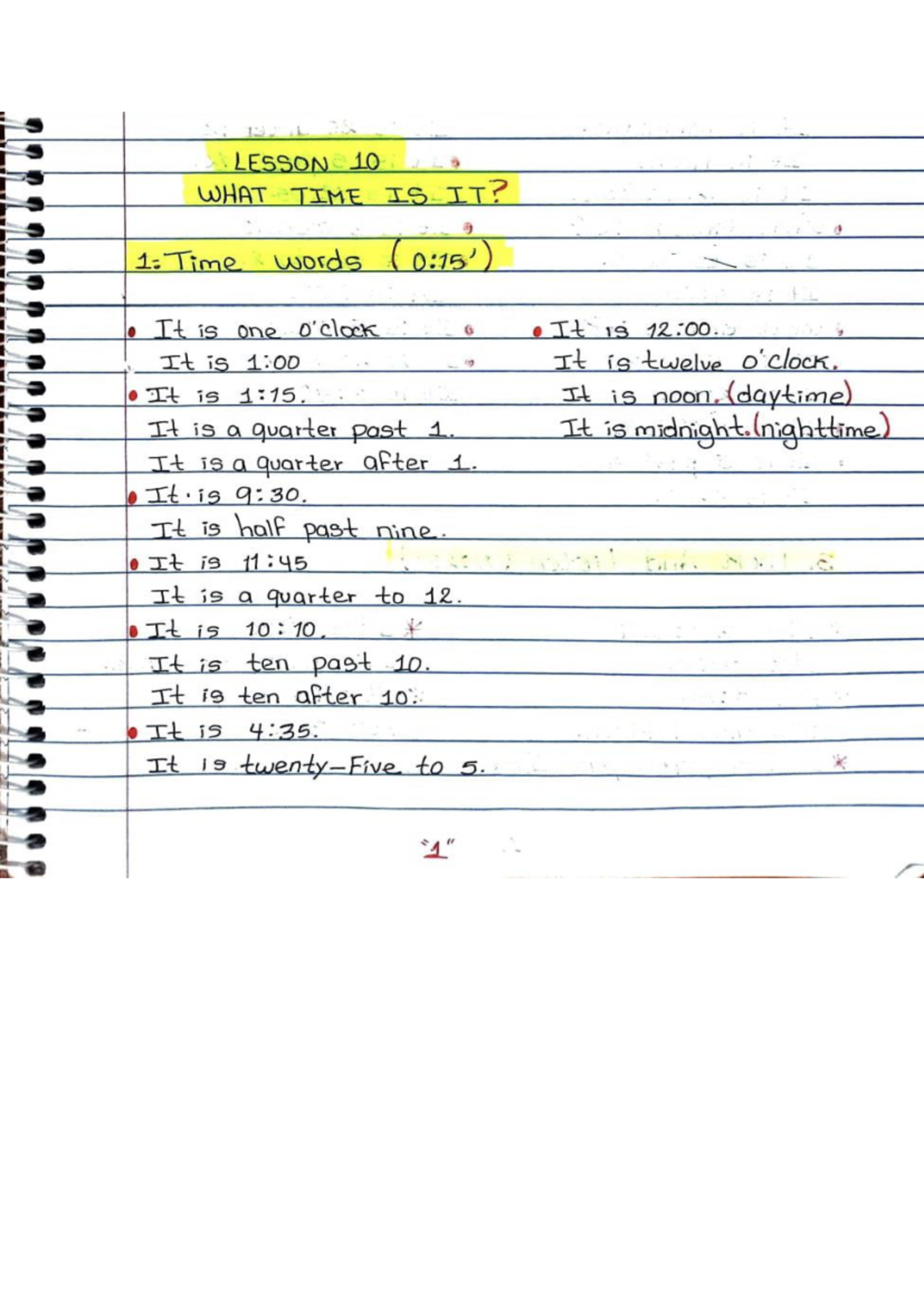 Lesson 10: Time Words and Daily Routines - Rodríguez Maria-U3T2a37 ...