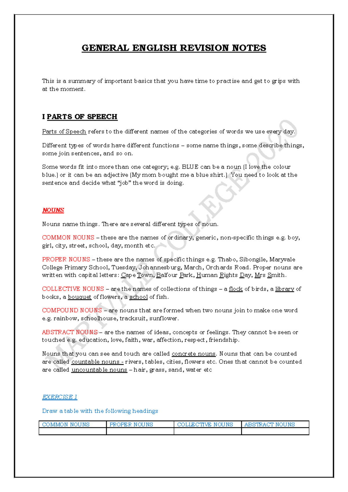 Gr6-English 2-07 - Elp English for arch - GENERAL ENGLISH REVISION ...