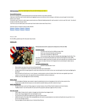 V21 Mod 2 U.S. History Note Taking Guide: The Second Industrial ...