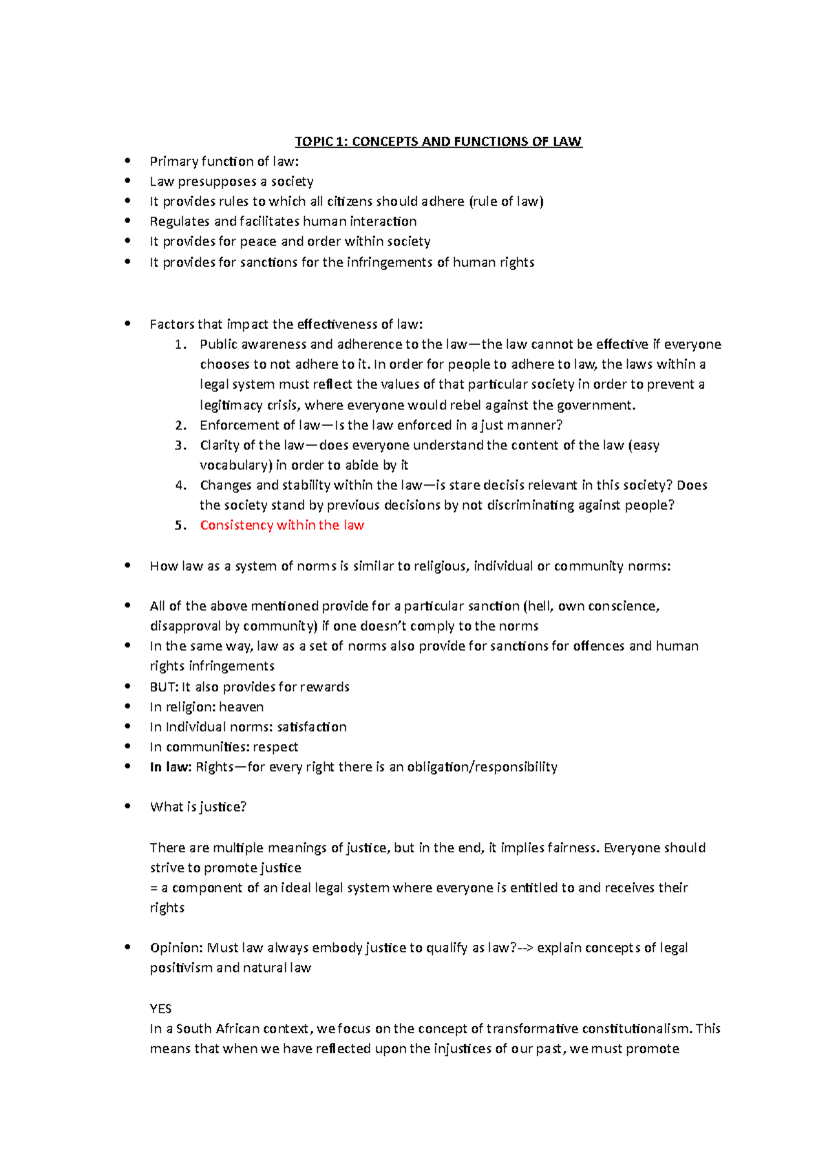 Foundations of Law: Scope Notes (A1) for Understanding Legal Concepts ...