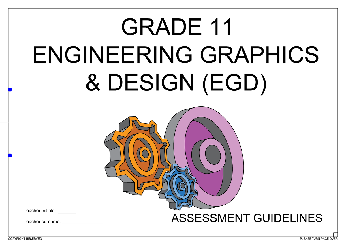 EGD GRADE 11 ASSESSMENT GUIDELINES: MECHANICAL ANALYTICAL TASKS - Studocu