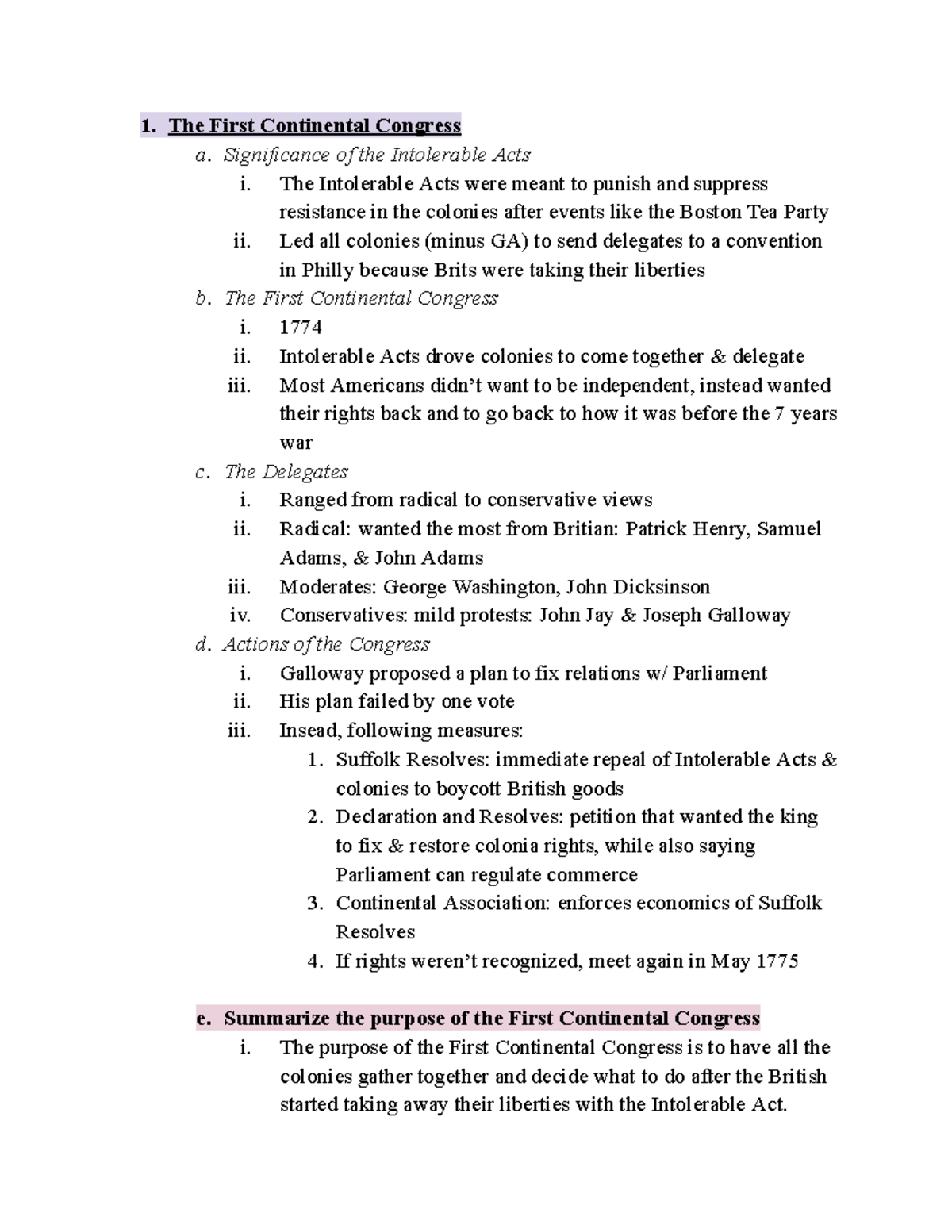 Chapter 5 Notes: The Road to Revolution and Social Change - NPTES - Studocu