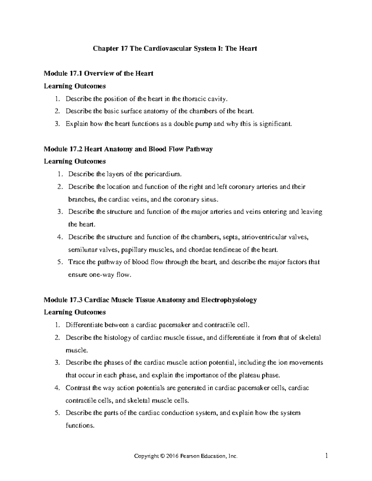 Ch 18 Objectives - The Cardiovascular System II: Blood Vessels - Studocu